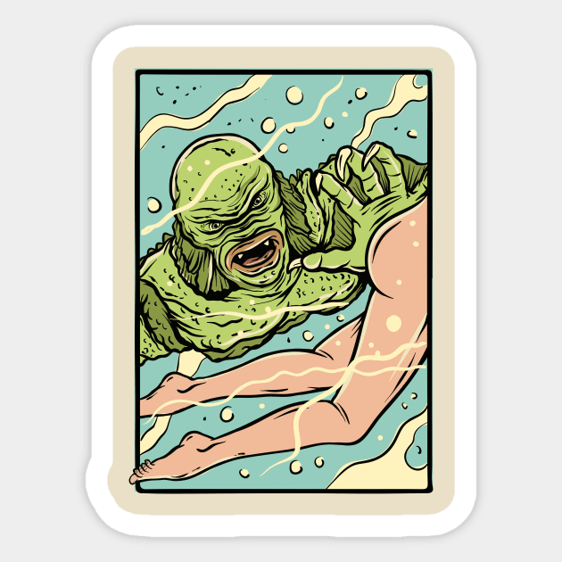 From the Black Lagoon Sticker by Greendevil